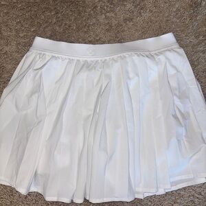 Lululemon Athletica Cream Bubble Mini Skirt